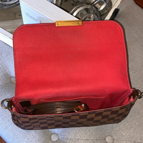 Authentic Louis Vuitton Damier Ebene Favorite MM bag/clutch - Picture 12 of 15